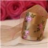 Order  Vintage Rose Ribbon - Gold/Pink